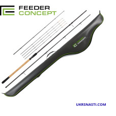 Удилище фидерное Feeder Concept Tournament River с чехлом EVA 100 длина 3,9м тест до 100гр